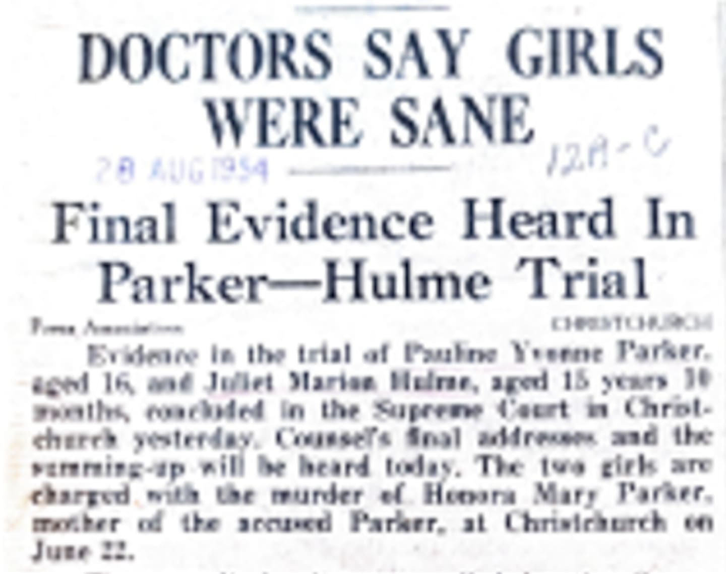 The trial started just 62 days after Honorah Parker died. Photo / NZH