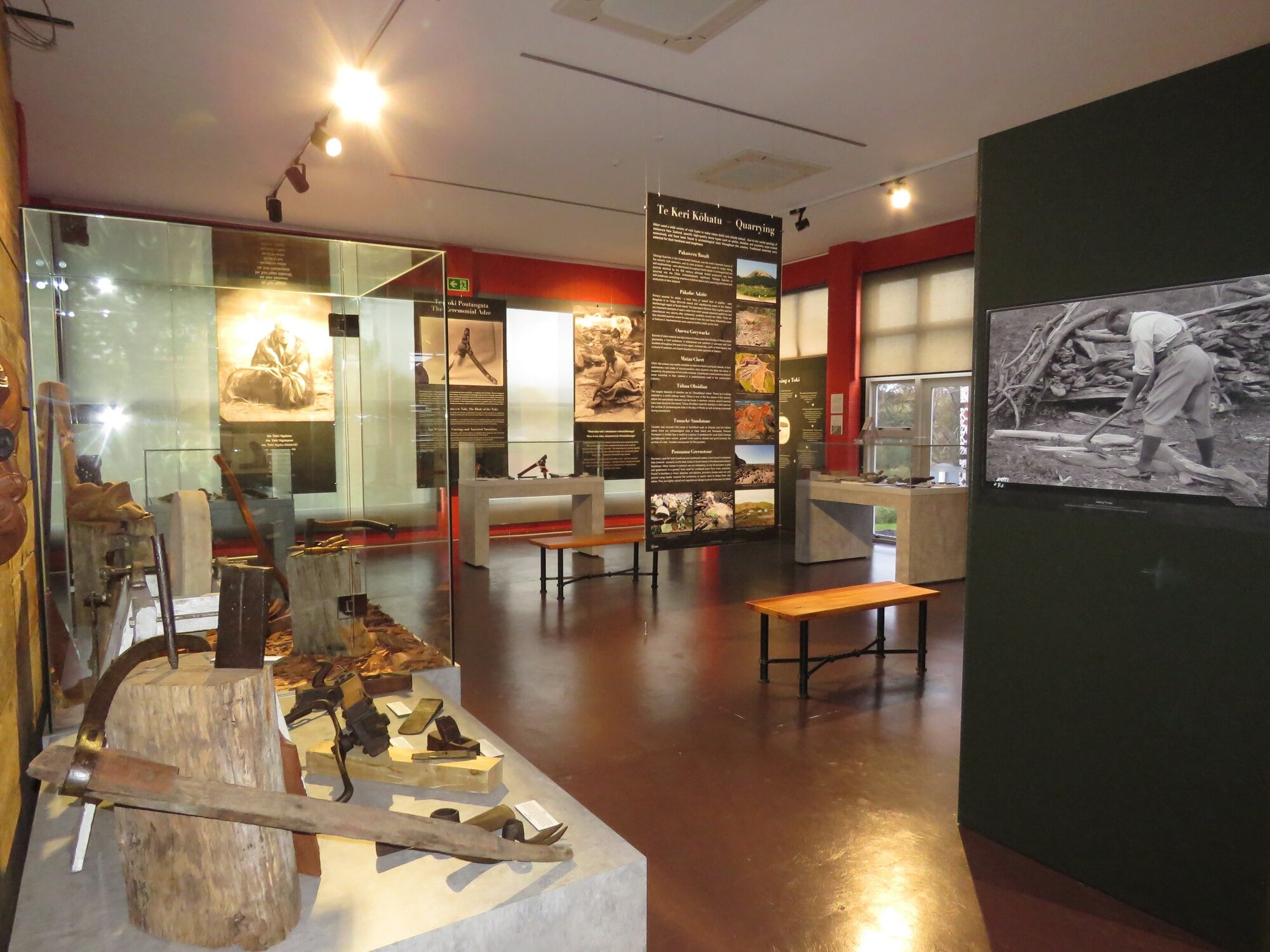  The Toki exhibition is full of traditional knowledge and history to learn or rediscover. Photo / Merle Cave