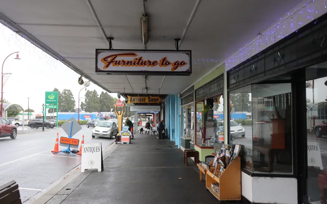 With a population of 4600, Paeroa markets itself as the Antique Capital of New Zealand. Photo / RNZ