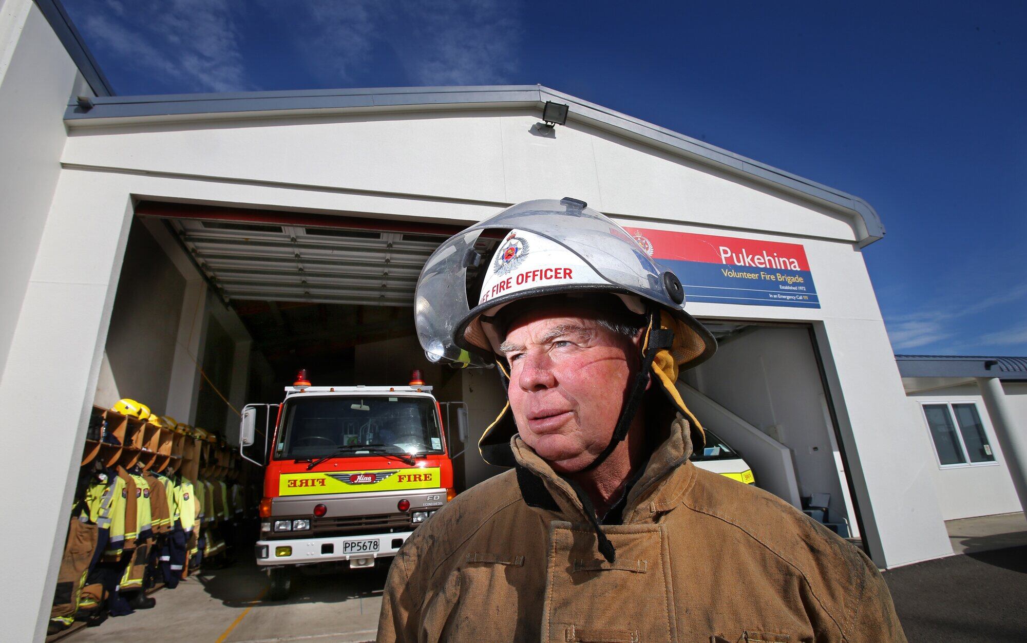 Pukehina fire chief Errol Watts. Photo / John Borren