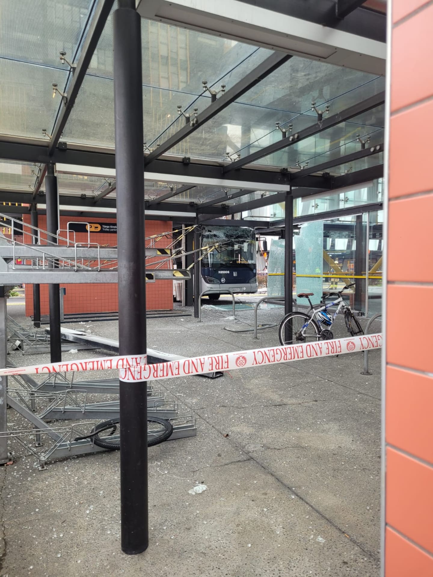 One person was injured in the incident and treated at the scene. Photo / Michael Sprague