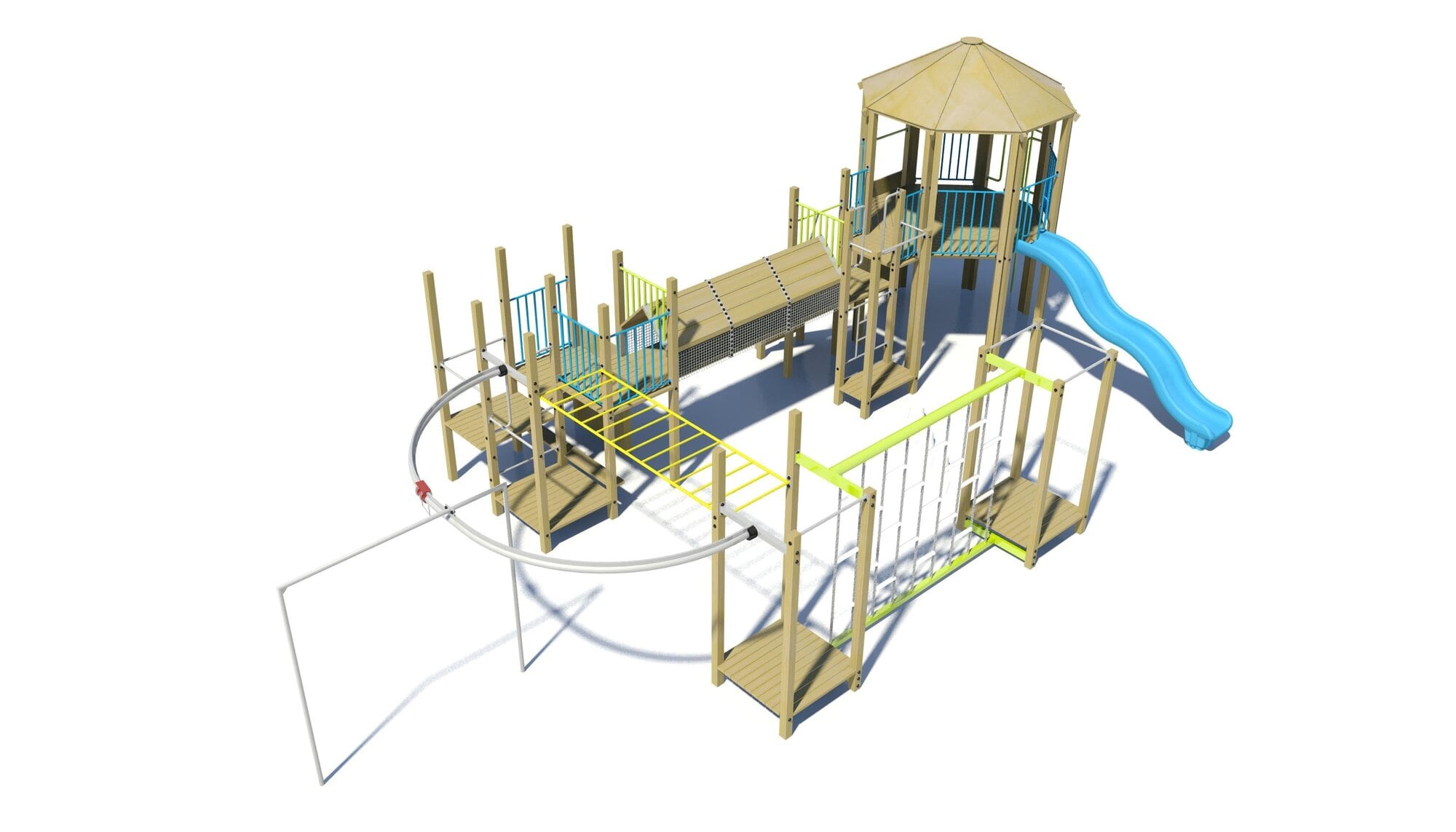  An artist&rsquo;s impression of Bowentown&rsquo;s refreshed playground. Image / Supplied