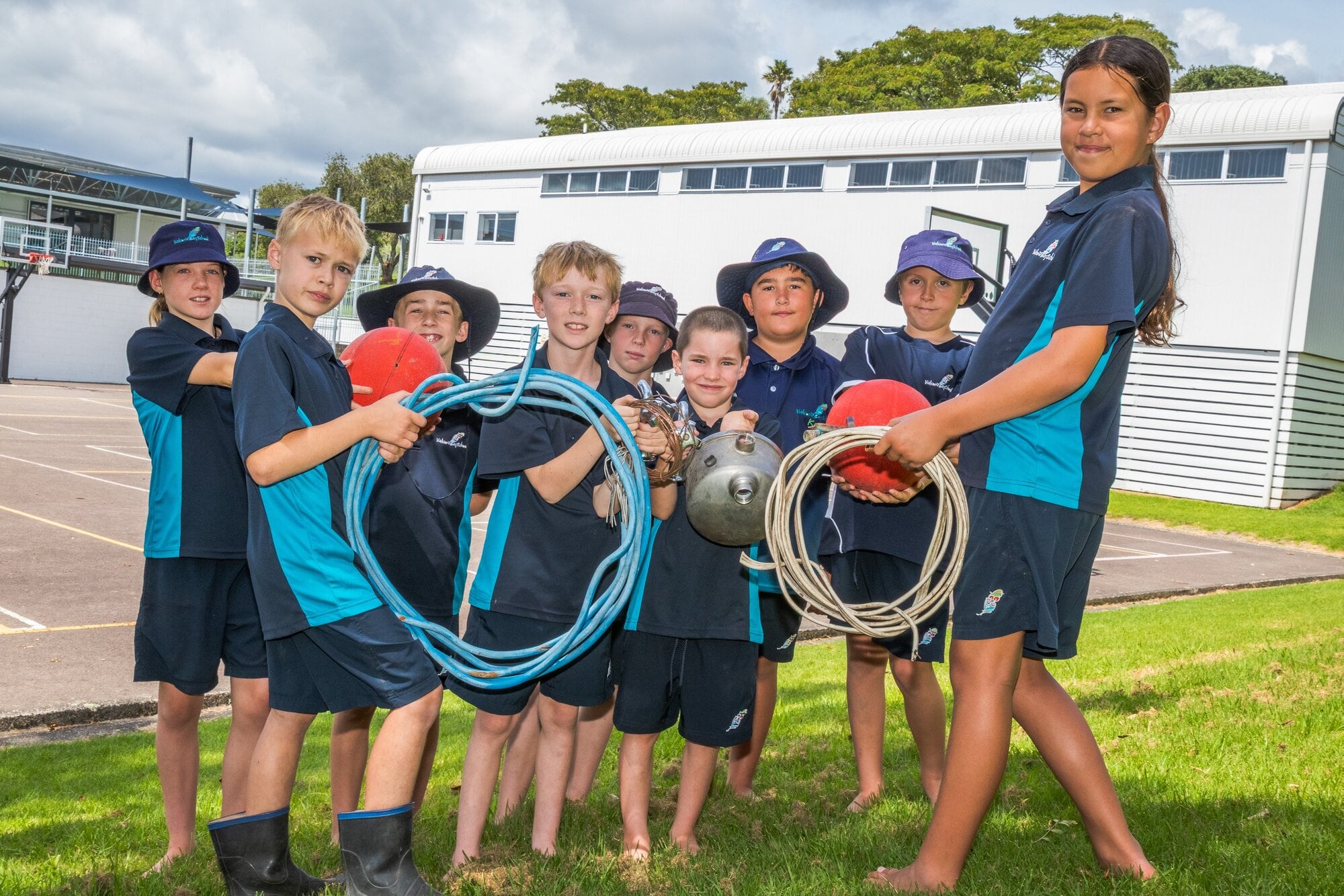  All proceeds from Welcome Bay School&rsquo;s PTA fundraiser will upgrade the three outdoor courts for students. Photo / Kelly O&rsquo;Hara