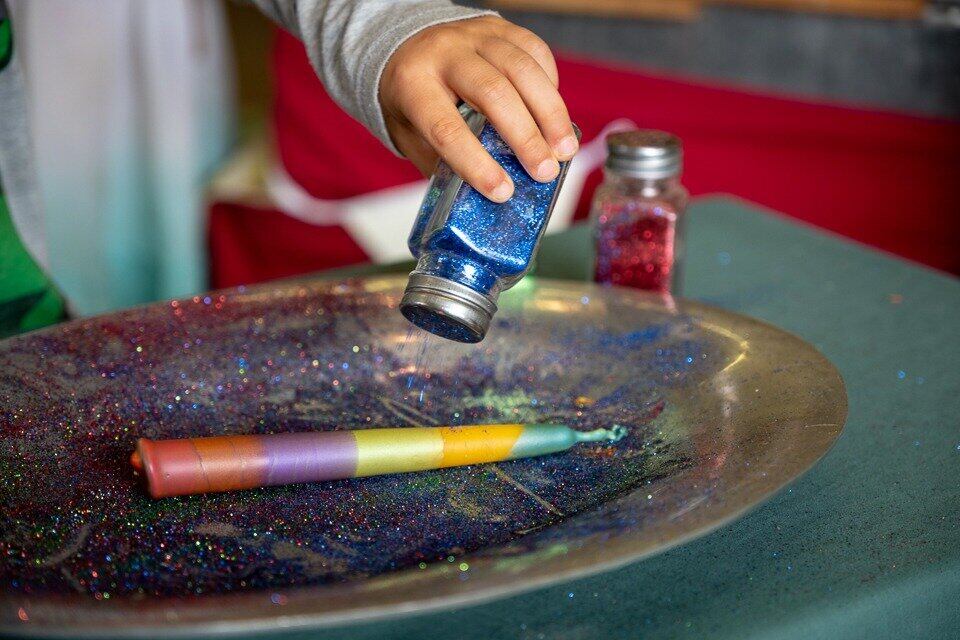 Activities for little ones include candle dipping and walnut shell sailing.