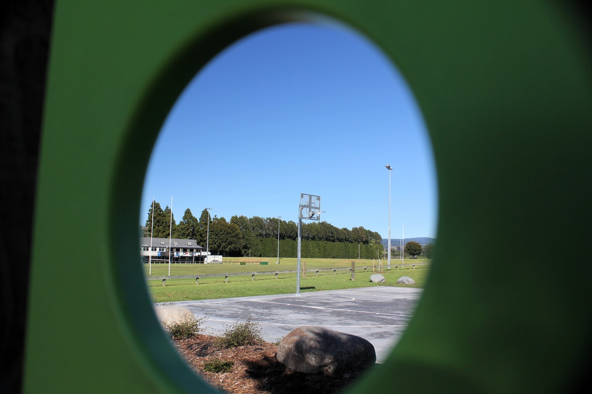  The new playground and basketball court at Te Puna’s Maramatanga Park. Photo / Debbie Griffiths