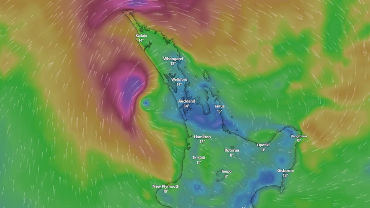 ‘Moving quite quickly’: Fresh bout of wild weather to sweep across top of North Island ‘Moving quite quickly’: Fresh bout of wild weather to sweep across top of North Island