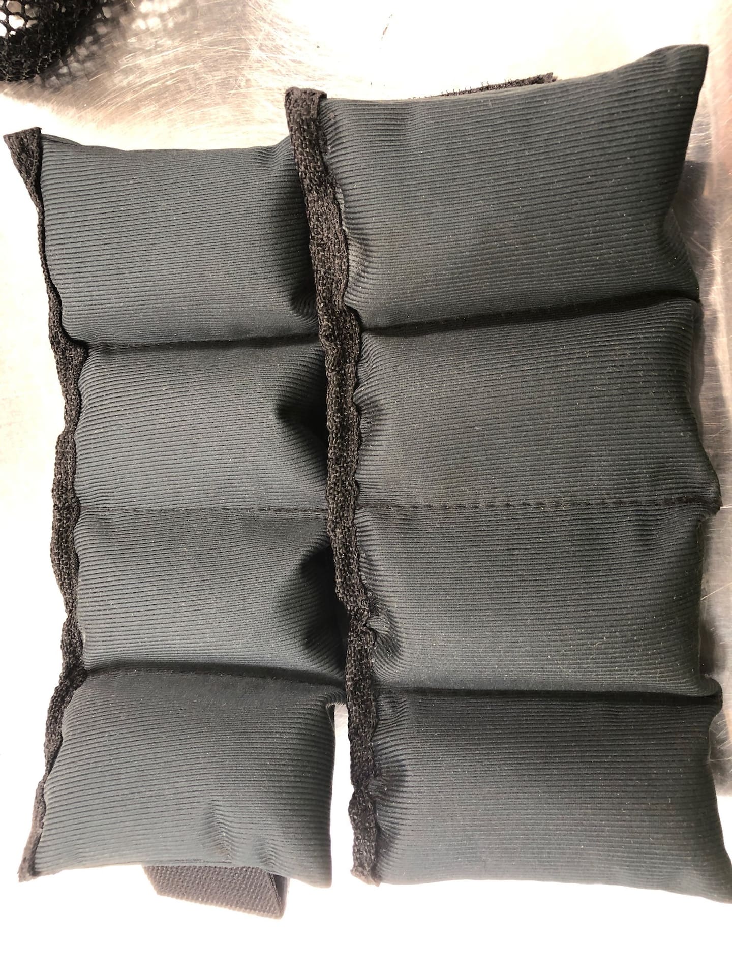 Wristweights containing methamphetamine  were seized by Customs during Operation Bali. Photo / NZ Customs