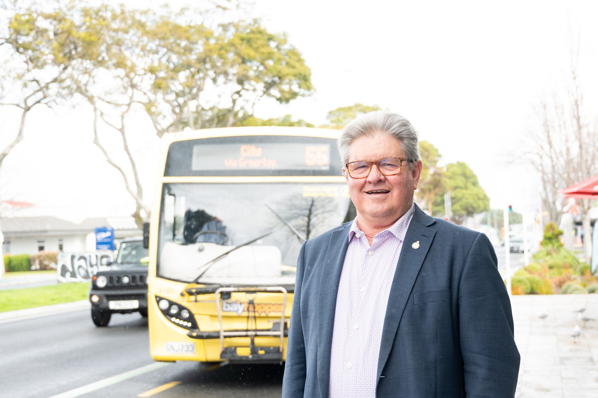 Bay of Plenty Regional Council Public Transport Committee chairman Andrew von Dadelszen said current bus services wouldn't be affected by the budget cut. Photo / Brydie Thompson