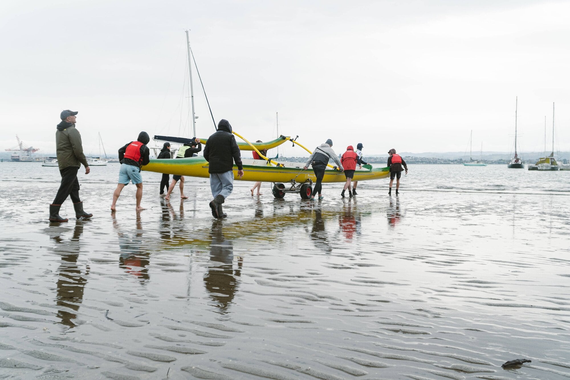 Waka ama is a part of the Fortress 40 challenge.