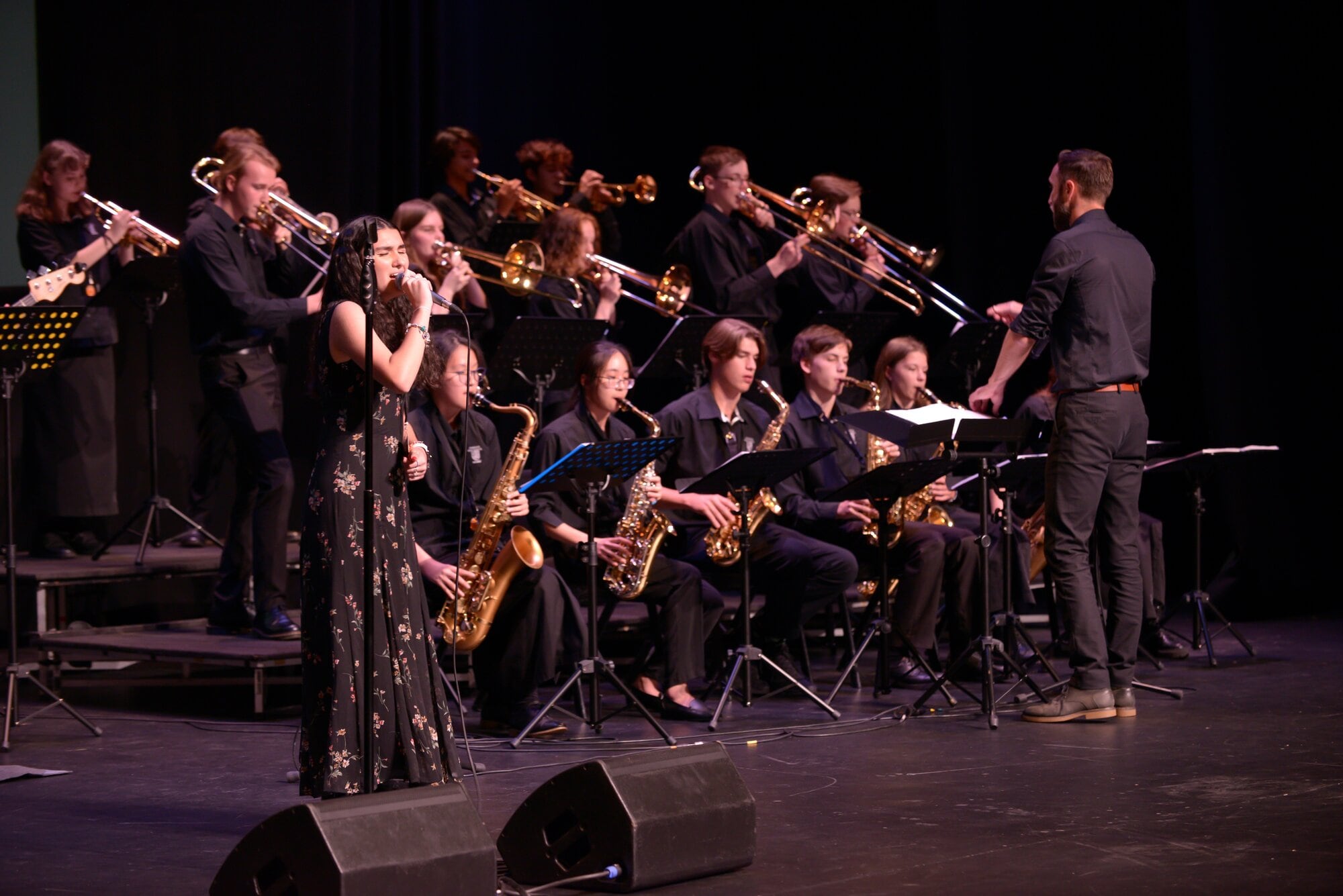  Pukekohe High School Band performing in 2023. Photo / Supplied