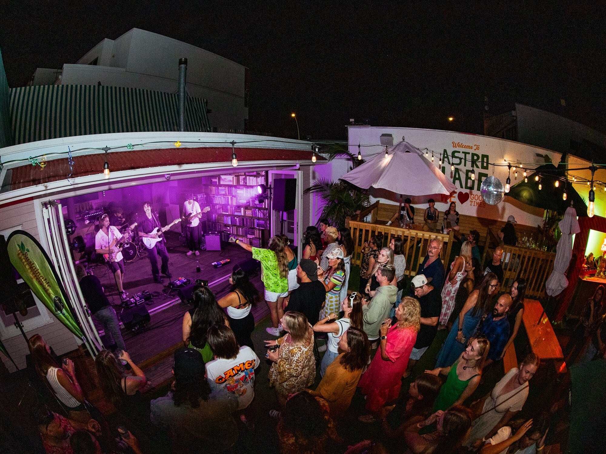 Mirage playing to the crowd at Astrolabe. Photo / Supplied