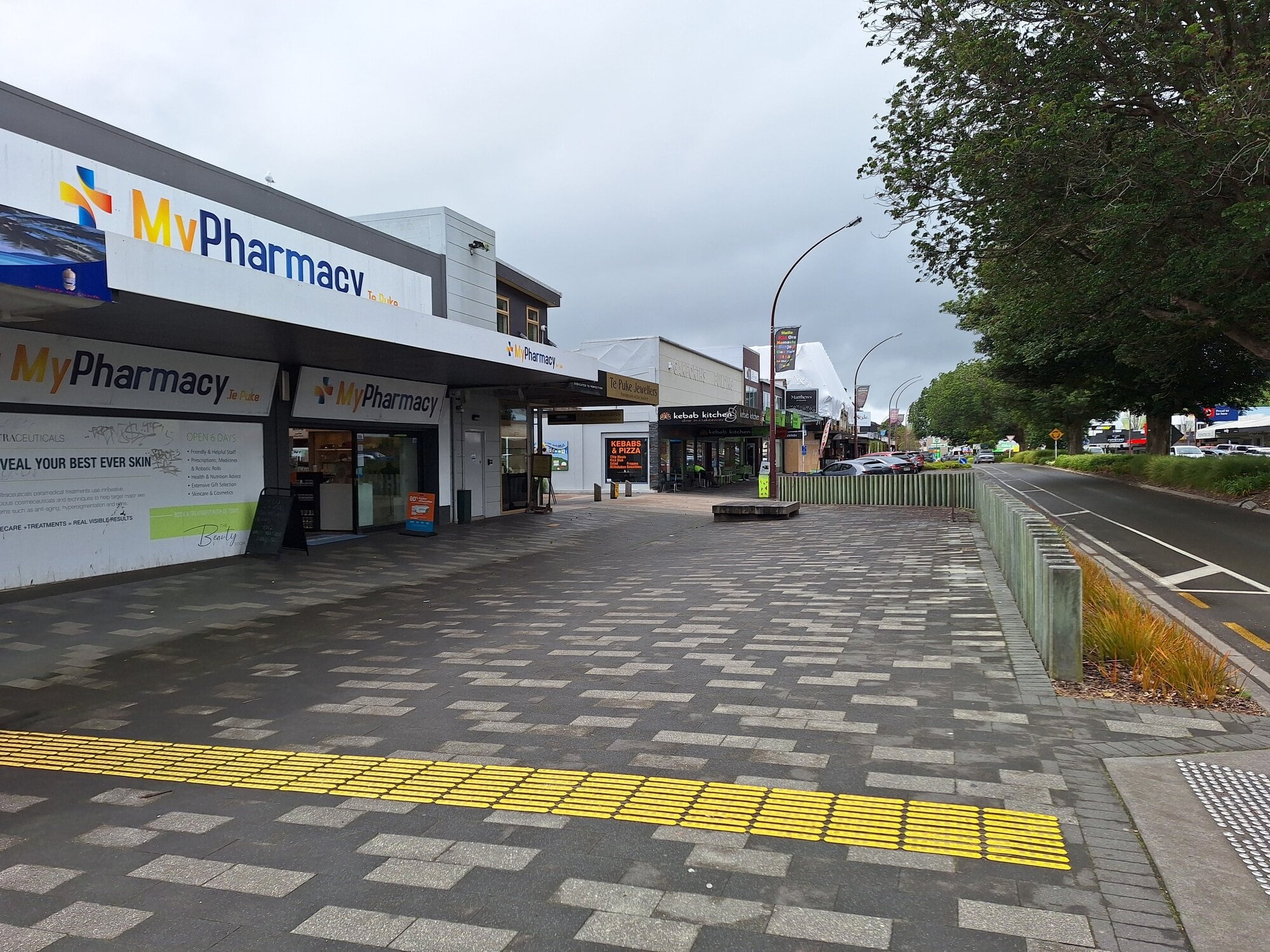  The plaza prior to work starting. Photo / Stuart Whitaker