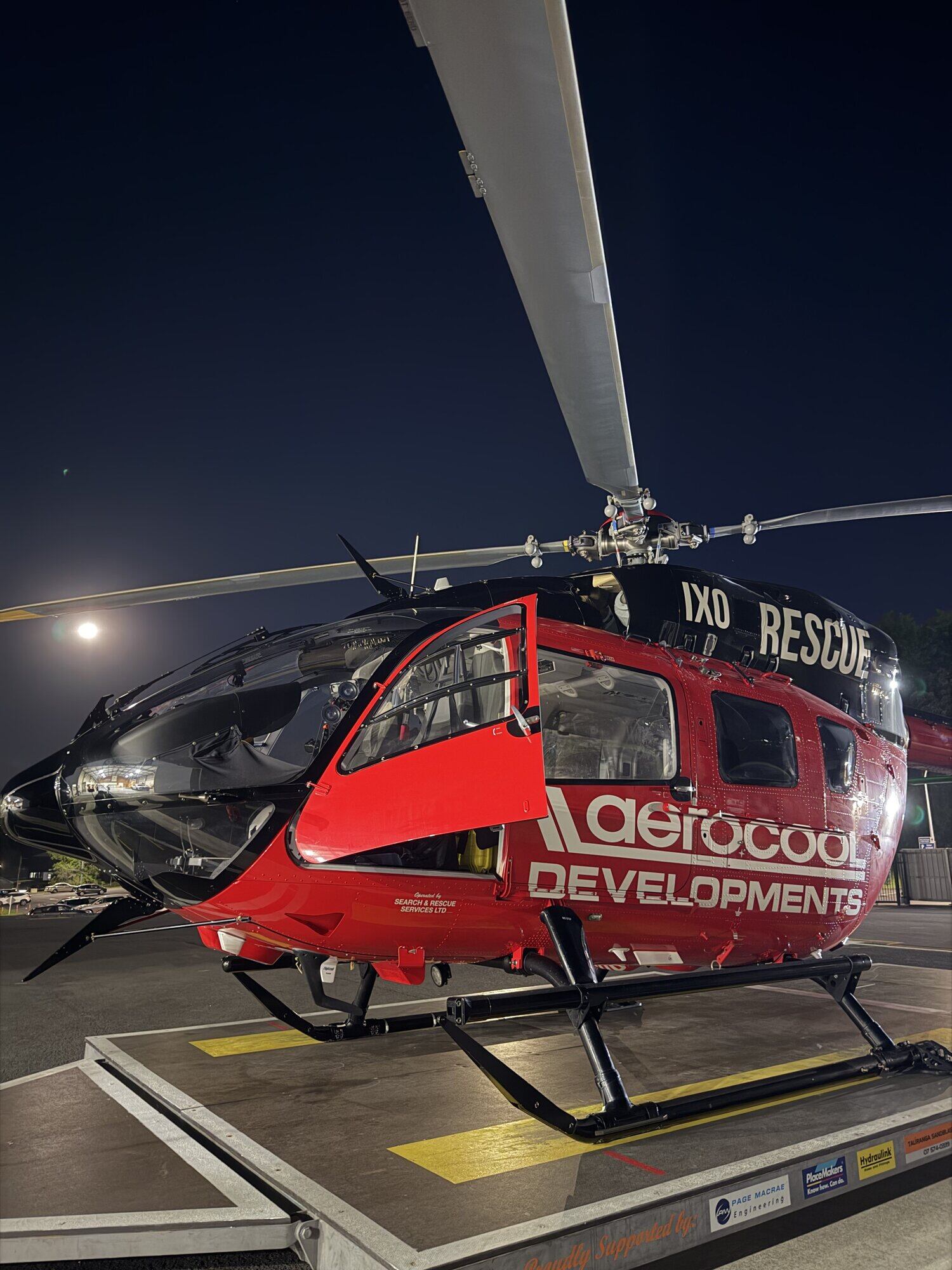  An Aerocool Rescue Helicopter night mission. Photo / Supplied.