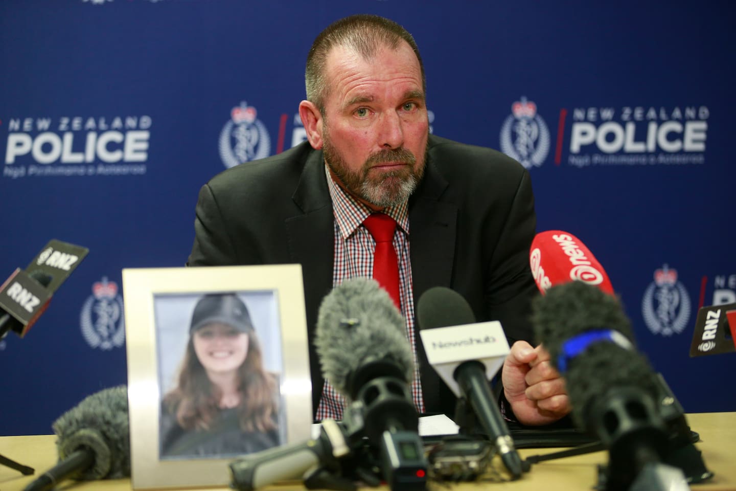 Detective Inspector Scott Beard led the police investigation to the murder of British backpacker Grace Millane. Photo / Doug Sherring