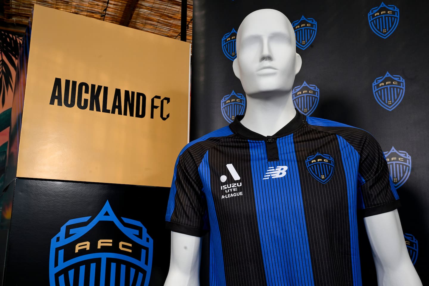 The new Auckland FC playing shirt. Photo / Photosport