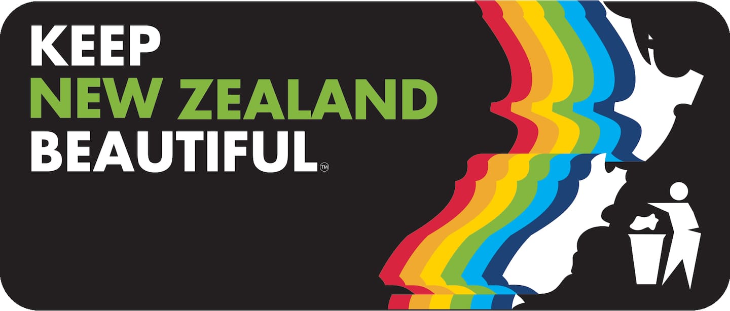 Keep New Zealand Beautiful - forever a part of Kiwiana with its retro rainbow logo - could "fold" within weeks without central government support, says its just-departed chief executive. Photo / Supplied