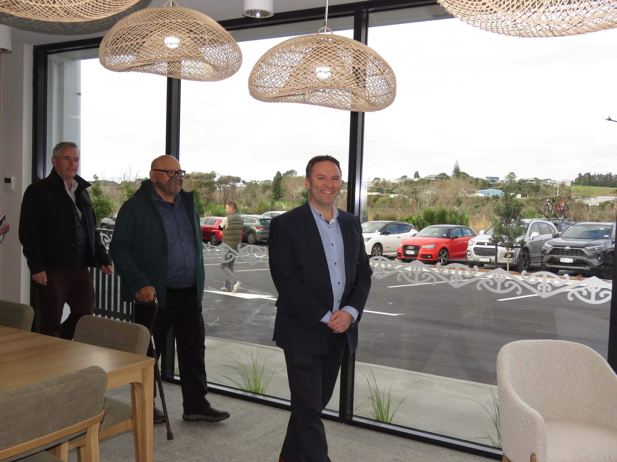  Western Bay of Plenty Mayor James Denyer enjoyed a blessing and tour of the building. Photo / Merle Cave