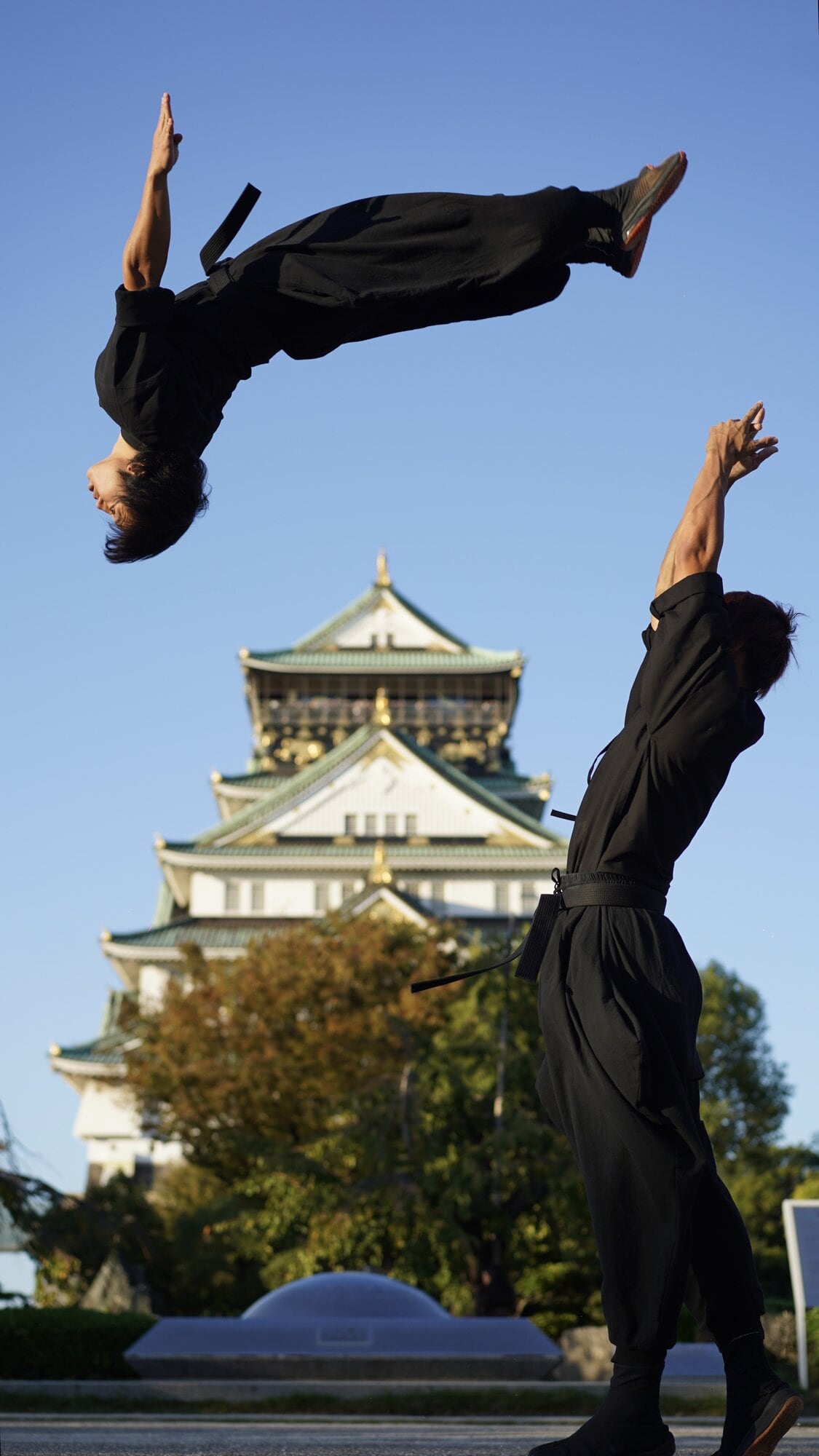  Marble is a Japanese street performance duo blending acrobatics, humour and precision into an unforgettably friendly and contagious act. Photo / Supplied