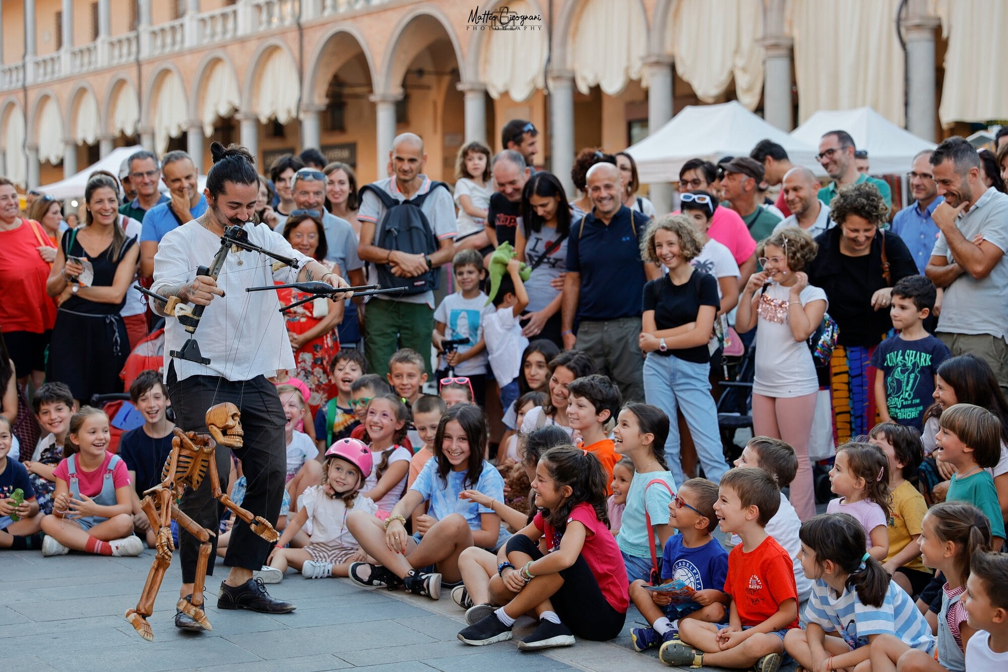  Italy&rsquo;s Gipsy Marionettist with one of his hand-carved puppets. Photo / Supplied