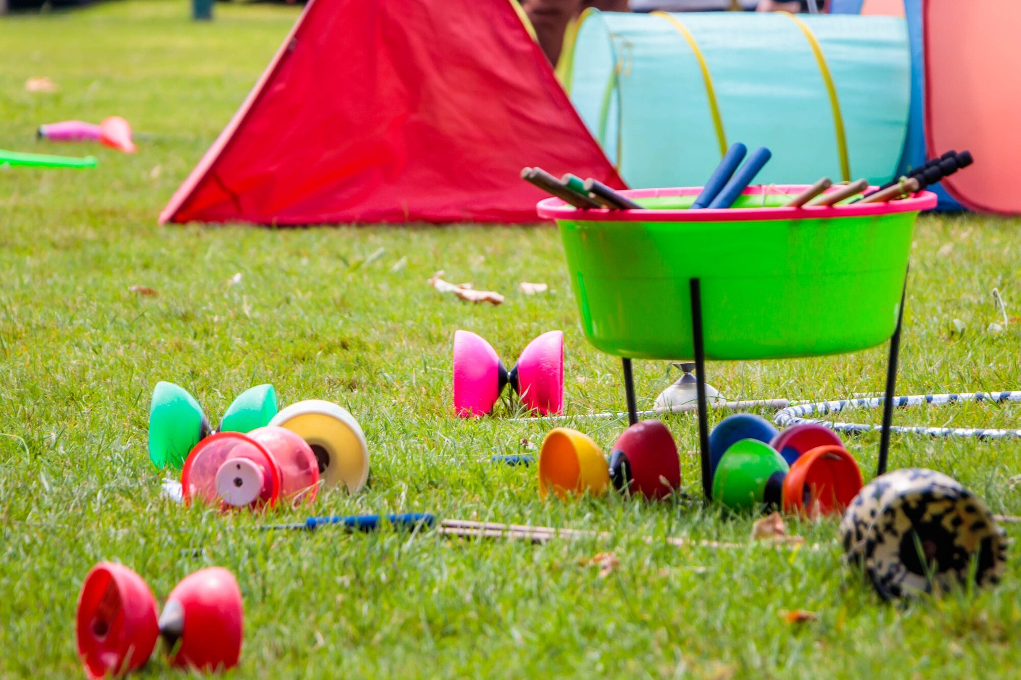 Circability Trust will run interactive circus workshops throughout the day, offering juggling, balancing, hula hoops and more, suitable for all ages and abilities. Photo / Kelly O'Hara Images