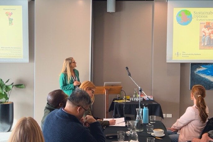 Inspiring presentations and workshops were among the highlights of the event, said Jo Wills, from Sustainability Options.