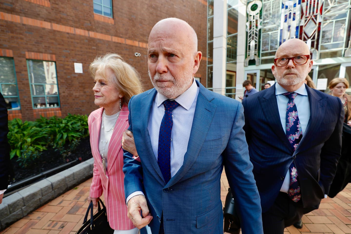 Philip Polkinghorne leaves the Auckland High Court after the not guilty verdict on Monday. Photo / Dean Purcell