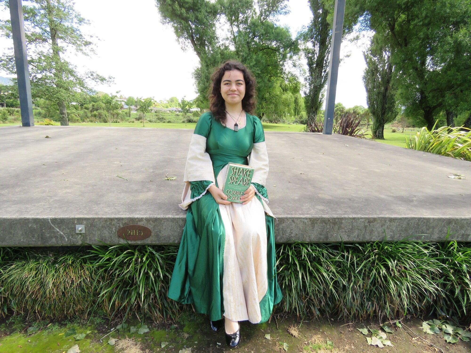  Hannah Gourlay, pictured at the Haiku stage, will be on the stage of the Globe Theatre of London next July. Photo / Merle Cave