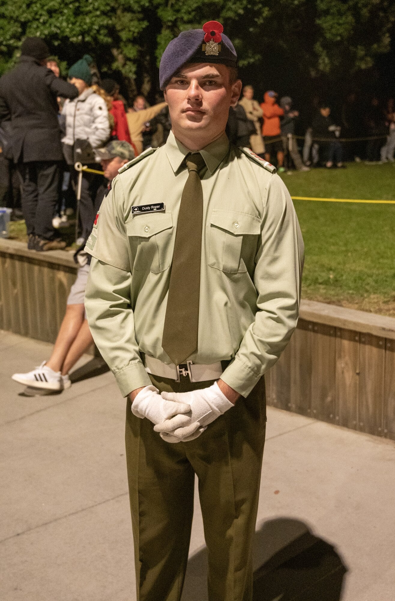 Sentinel guard commander and Western Bay cadet Dusty Roper. Photo / David Hall