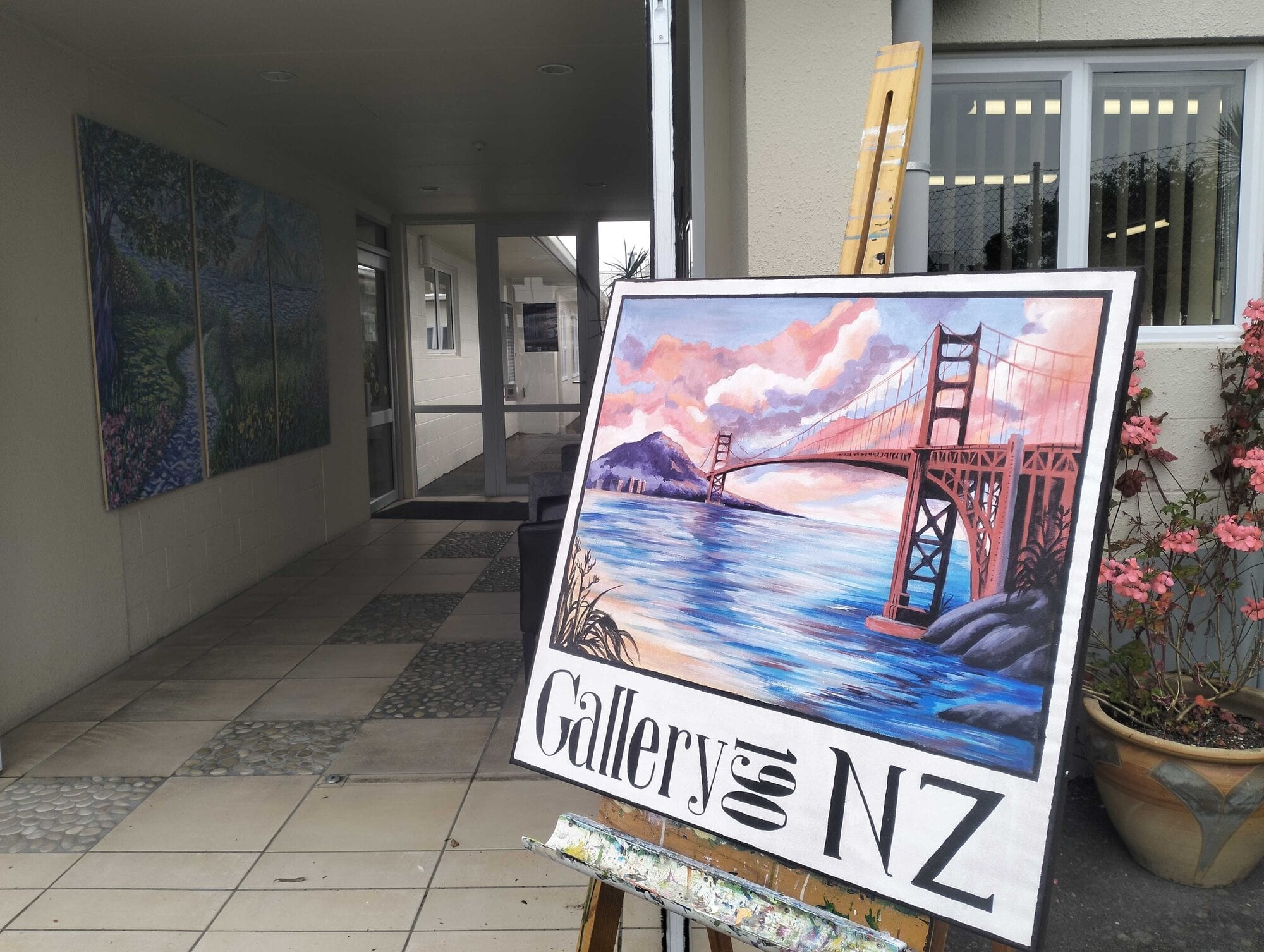  Gallery 190 NZ is located at the Mental Health Service for Older Persons (MHSOP) waiting room at Tauranga Hospital.  Photo / Rosalie Liddle Crawford