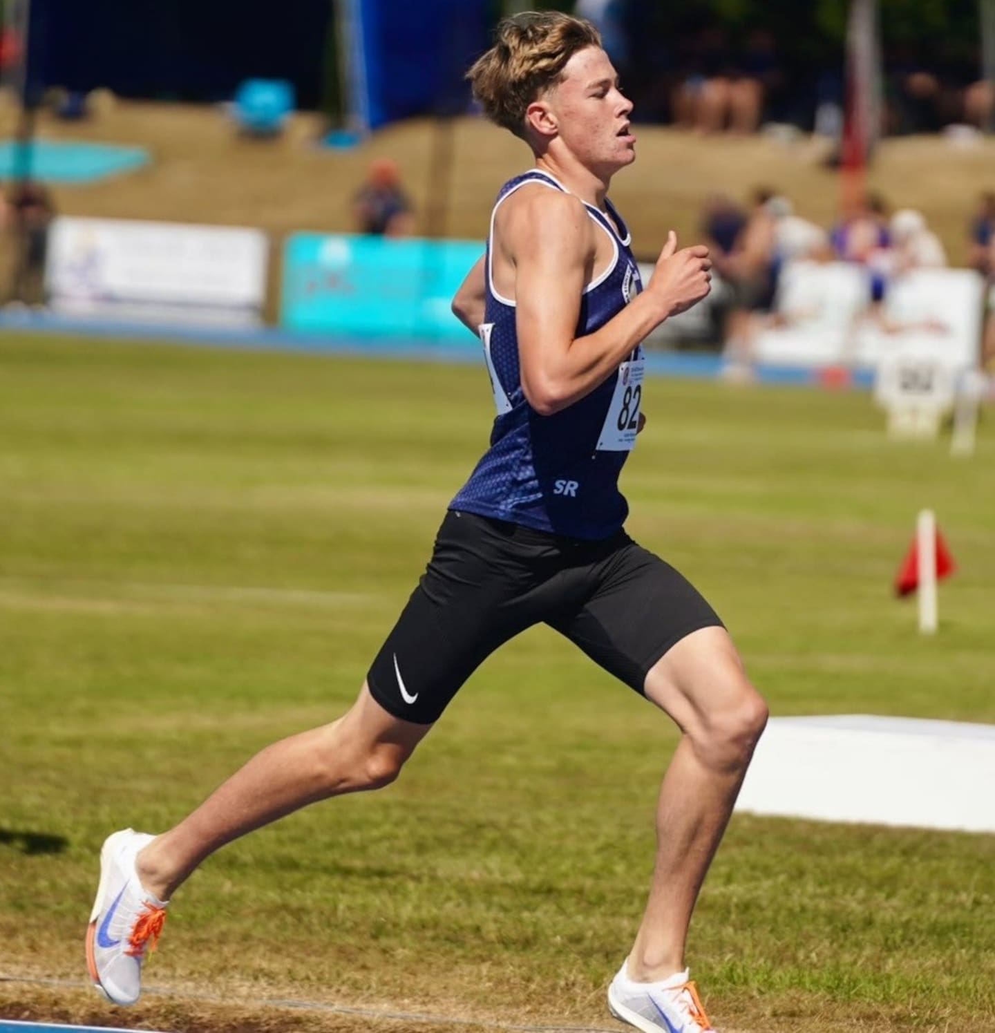 Sam Ruthe in action in Timaru.