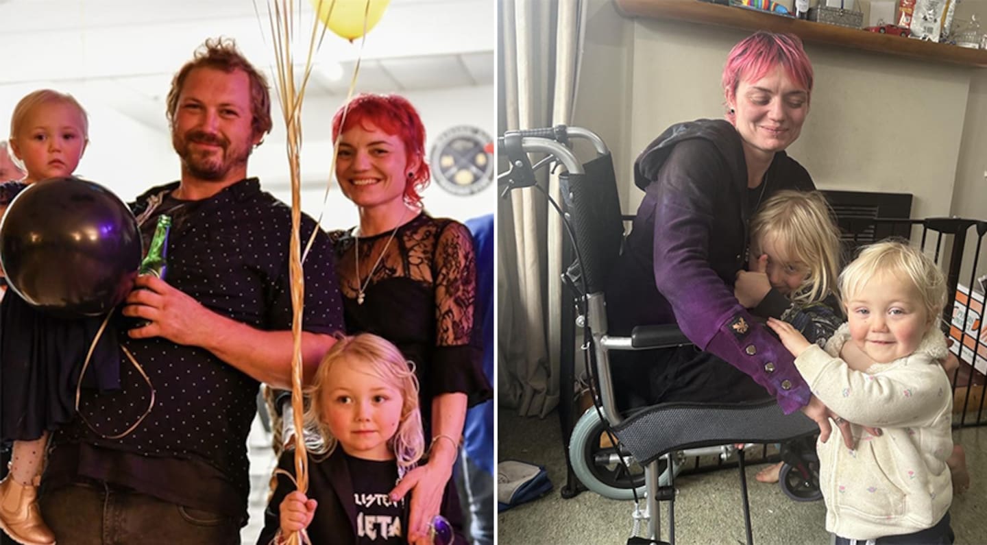 Mother of two Natasha Brucker, who suffers from one of the most painful conditions in the world is desperately trying to raise funds for life-changing treatment only accessible to her in the US.