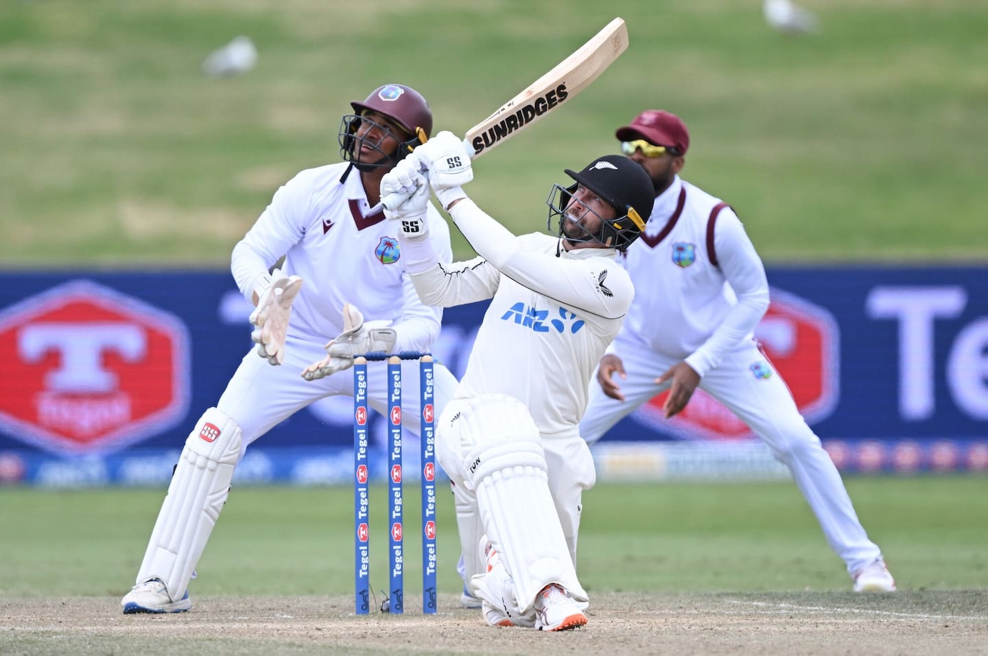 Devon Conway on Day 4 of the 3rd cricket test match between New Zealand and West Indies at Bay Oval in Mt Maunganui, New Zealand. Sunday 21 December 2025. © Photo: Andrew Cornaga / Photosport x