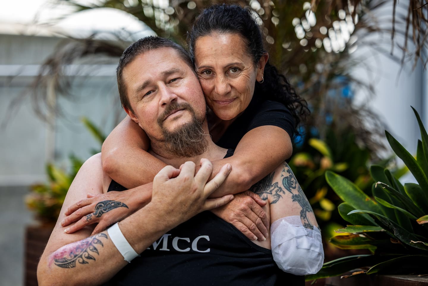 Jeremy Capper with his wife Tania. Capper was the sole survivor of a triple fatality and believes Thompson should have faced a  manslaughter charge. Photo / Mike Scott