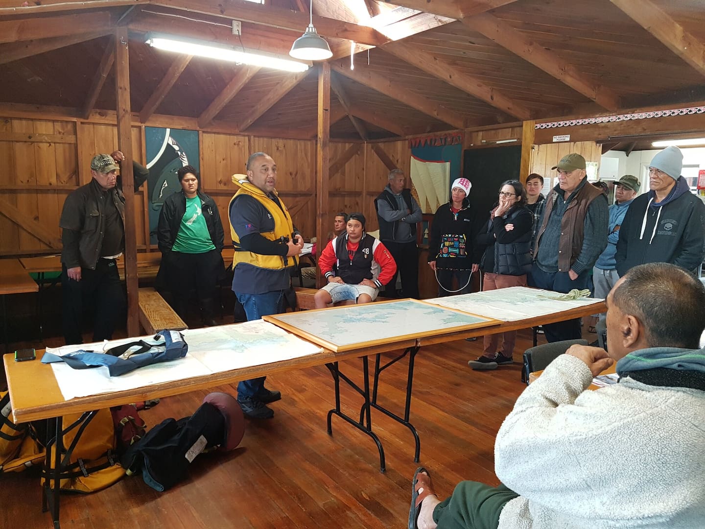 Rob Hewitt talking water safety.