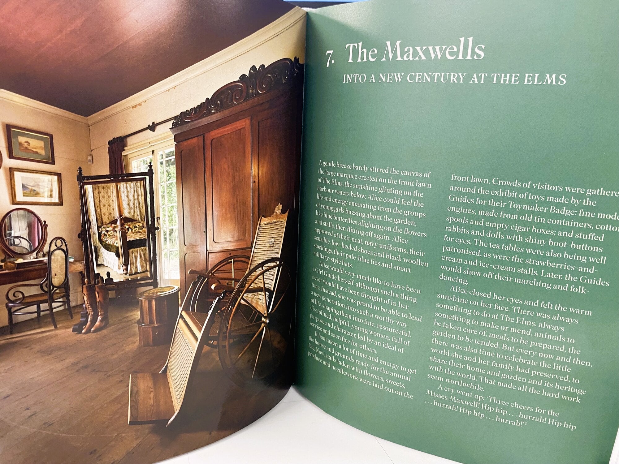 Chapter seven covers three generations of the Maxwell family who lived at The Elms. Photo / Rosalie Liddle Crawford