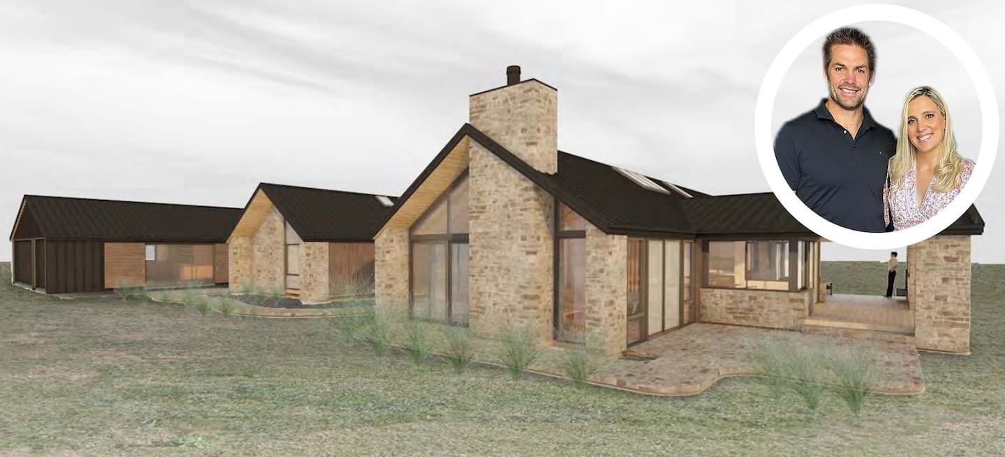 Consent documents show plans for Richie and Gemma's new house near Wānaka.