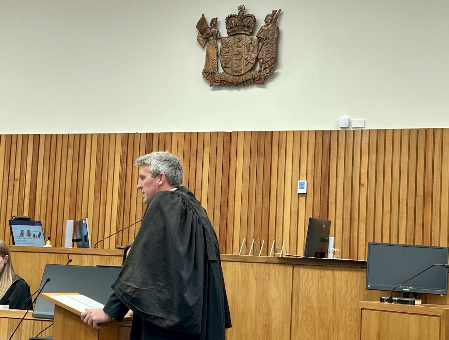 Crown Prosecutor Jacob Bourke gave an opening address to the jury. Photo / Tara Shaskey