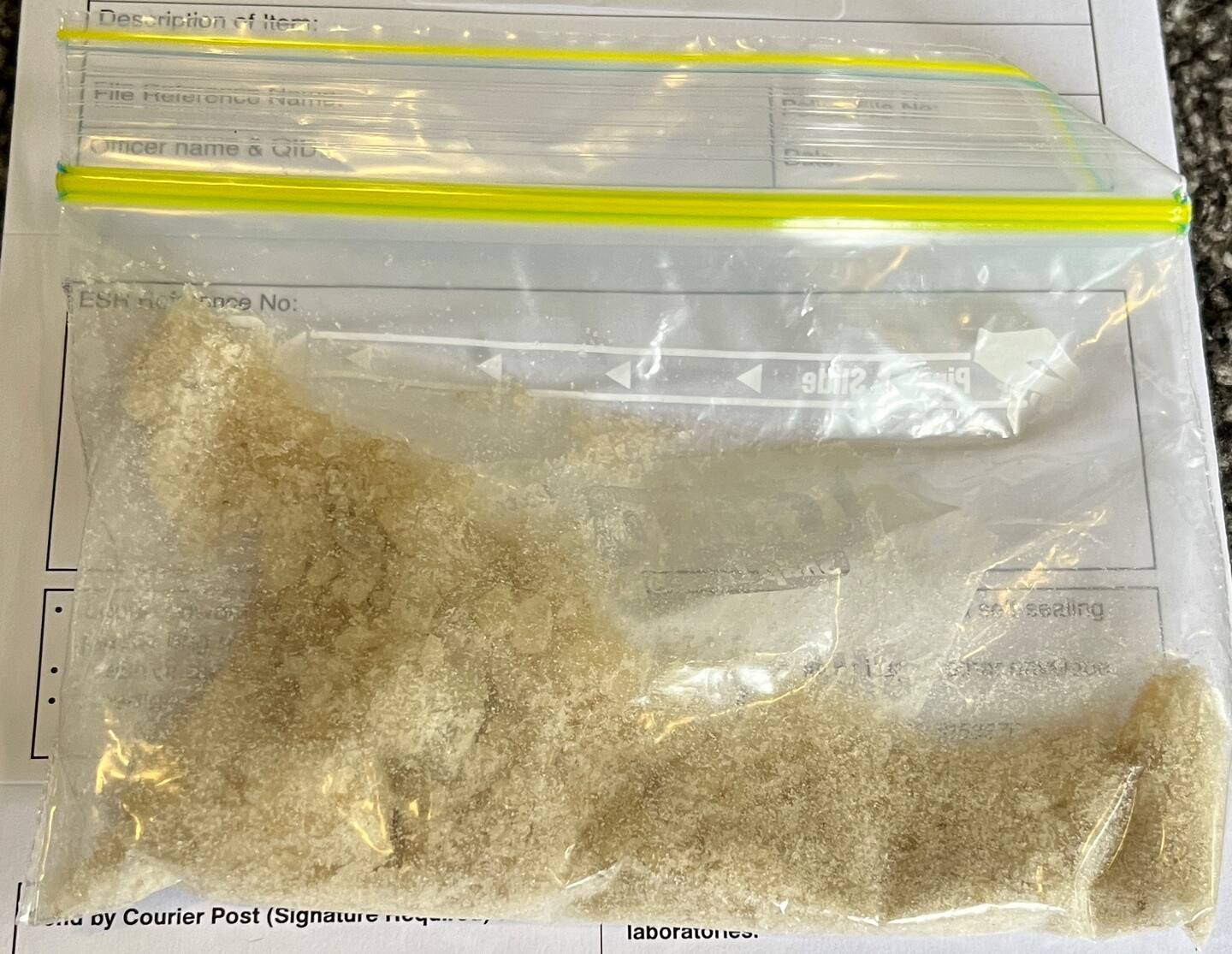 Drugs seized by Police, likely MDMA. Potentially lethal Nitazenes have been sold as MDMA in Australia.
Photo / NZ Police