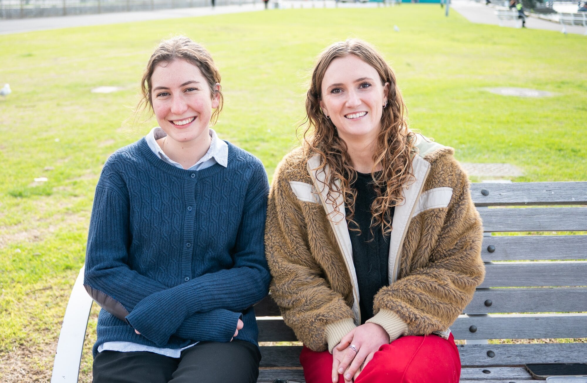  Paige Edelston and Lilly Pritchard. Photo / Brydie Thompson