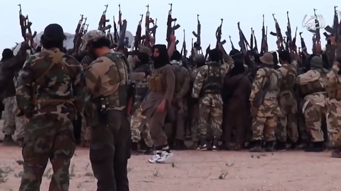 Isis fighters in an unrelated propaganda video. Photo / Supplied