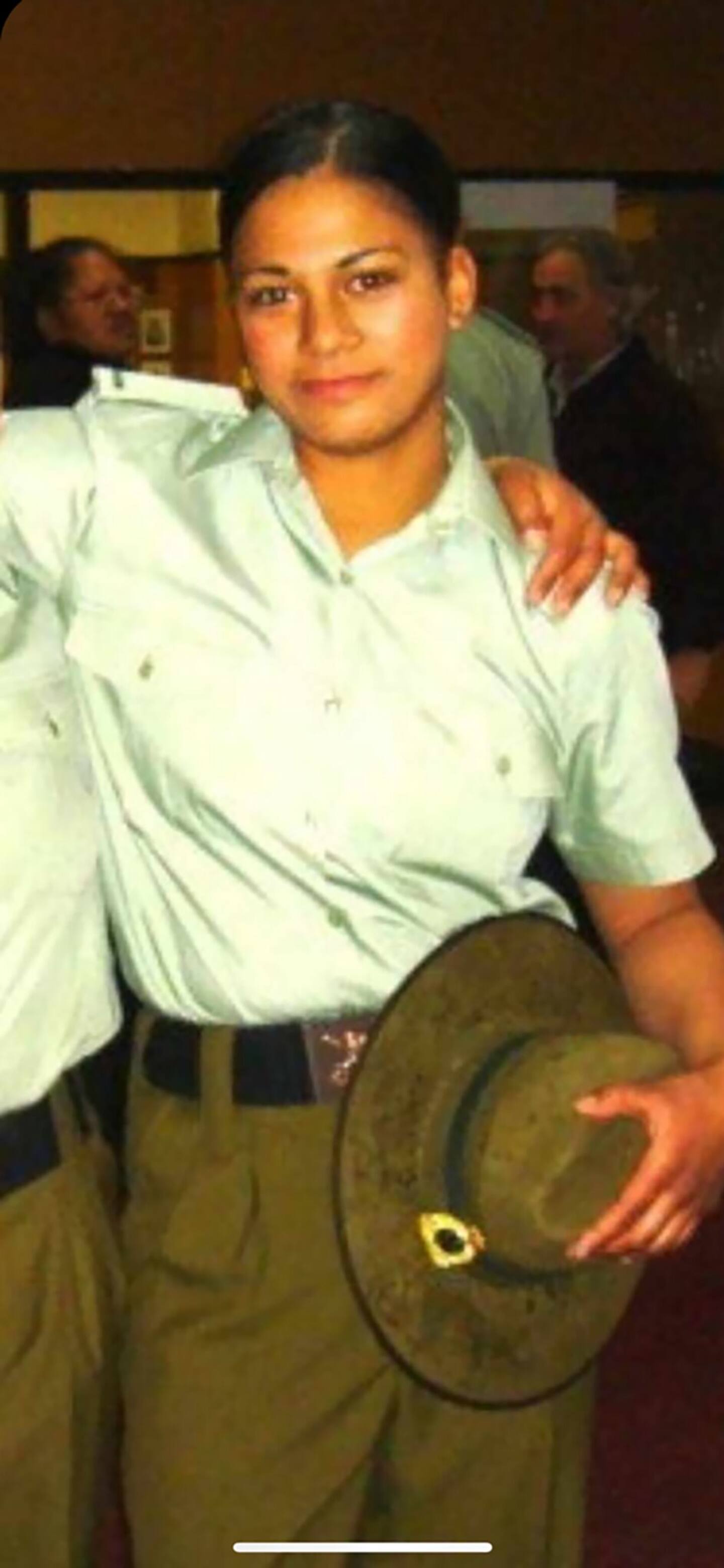 Makere Edmonds-Piripi during her days in the army. Picture supplied