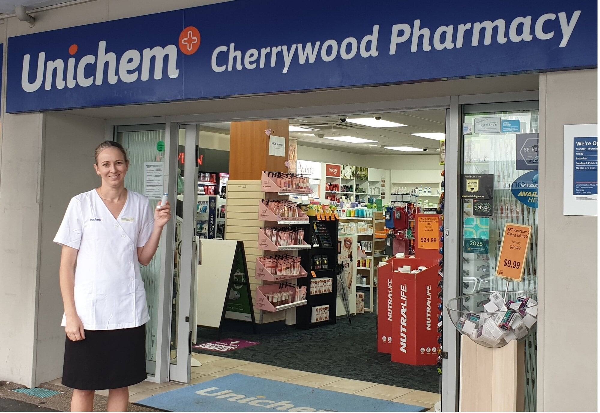  Unichem Cherrywood Pharmacy owner and pharmacist Rachelle Smith. Photo / Supplied