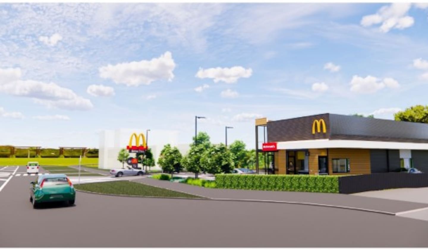 McDonald's proposed store on Kepa Rd, Ōrākei. Photo / resource consent application to Auckland Council