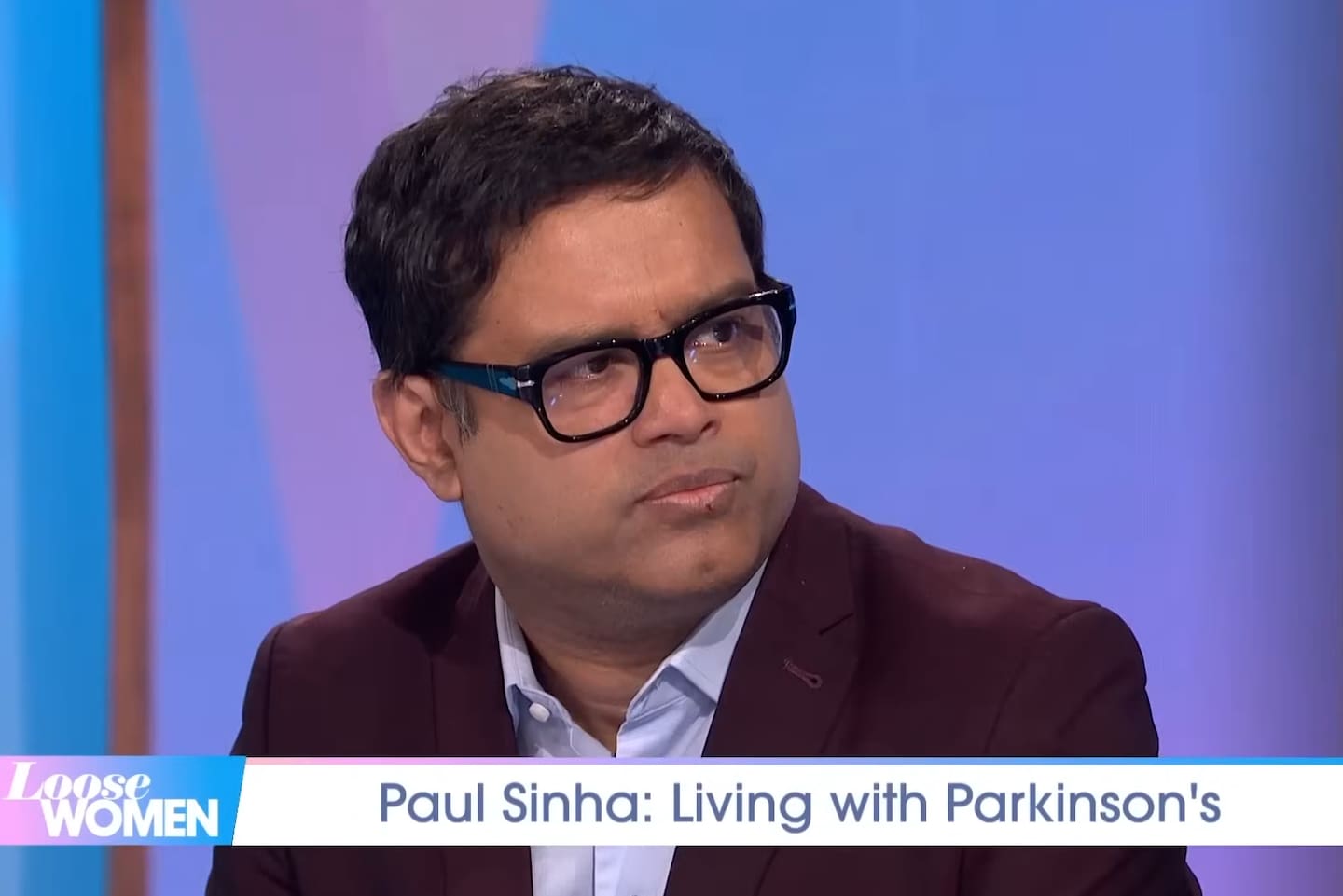 Paul Sinha told hosts of ITV's Loose Women that he began suspecting he had Parkinson's while visiting New Zealand in 2019. Photo / ITV