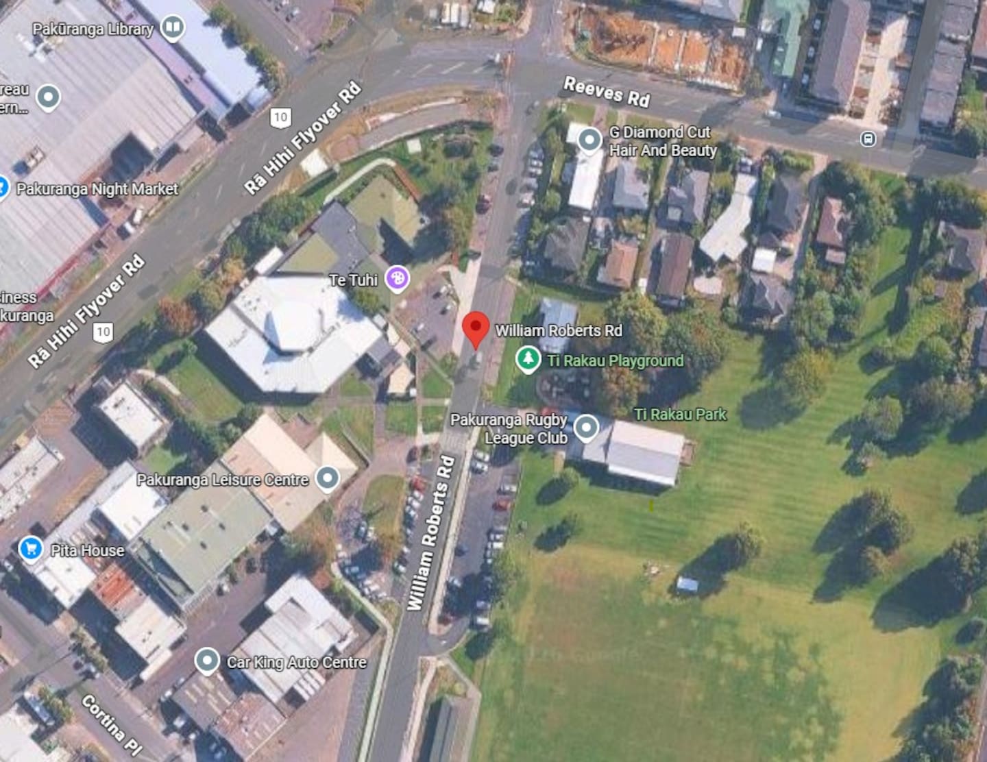 Scene of the assault that took place by the playground on William Roberts Road/ Google Maps