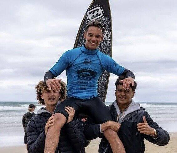 Mount Maunganui surfer Vitor Bauermann wins second Under - 16 national title and World Junior Championship spot