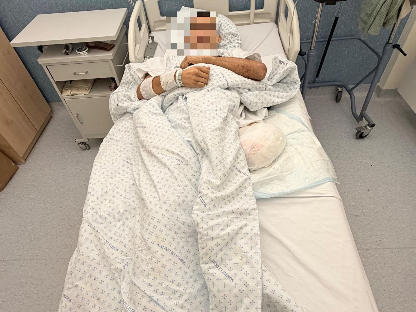 New Zealander Khol Gillies – who hails from Hawke’s Bay - lost his left leg while fighting for the Ukraine International Legion, and has since been awarded a medal for valour after his battlefield heroics. Photo / Supplied