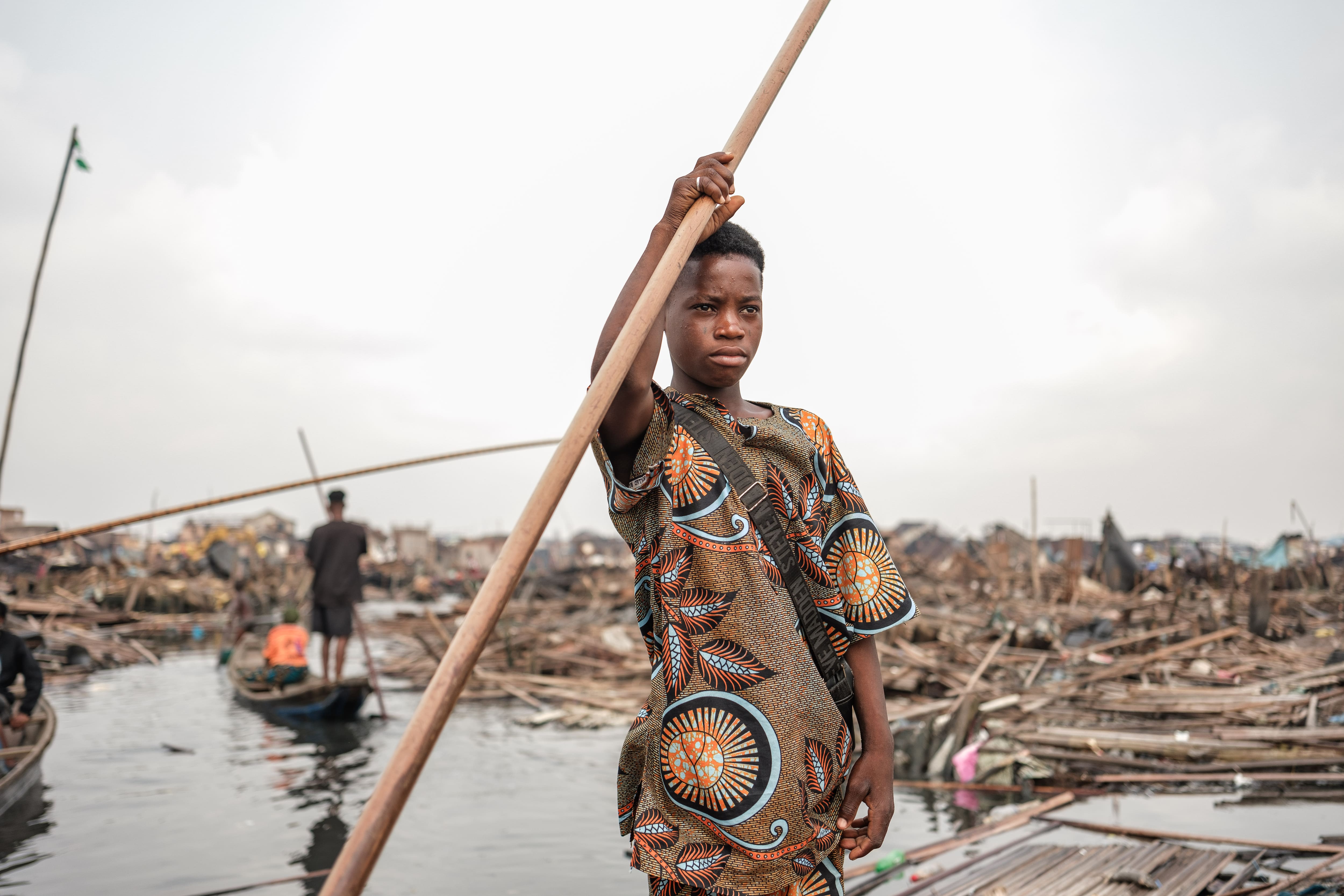 Thousands evicted from the 19th - century  Venice of Nigeria , a fishing village of small shacks on stilts