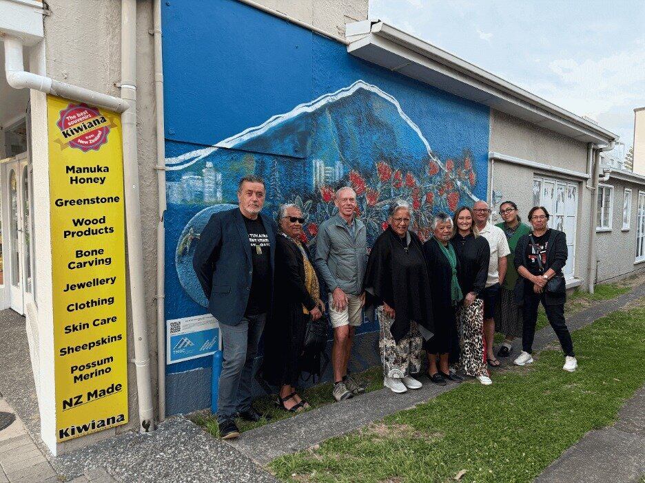  The mural was commissioned by Tauranga Moana Biosecurity Capital, a network of organisations and individuals committed to biosecurity excellence across the Bay of Plenty. Photo / Supplied