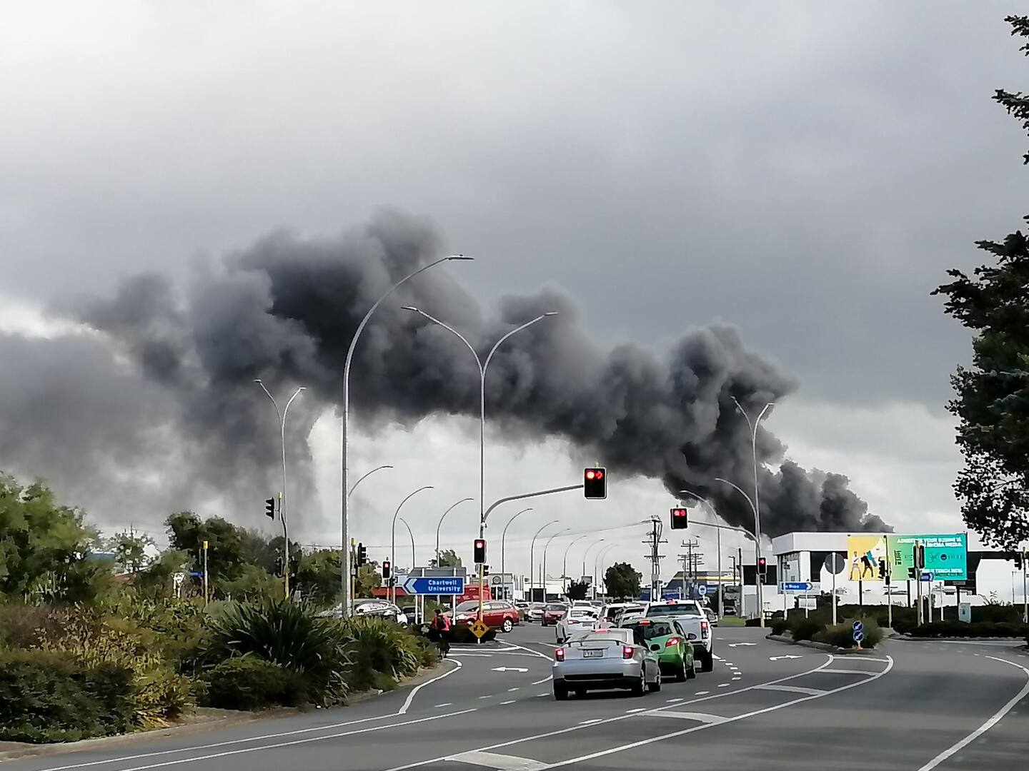 Hamilton fire spewing toxic smoke near The Base put out after residents ...